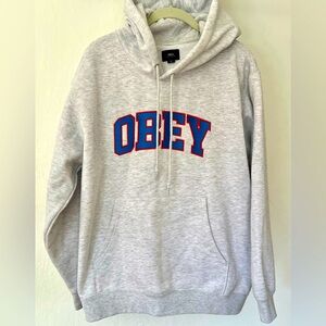 OBEY appliqué hoodie sweatshirt